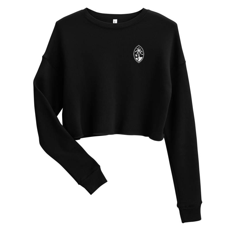 Guam Robbe Chamorro Crop Sweatshirt von GuamGratu