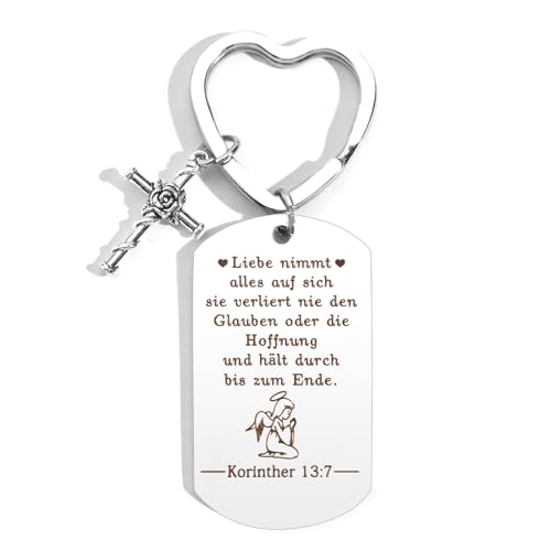 Christliche Geschenke Ostergeschenke Kinder Schlüsselanhänger Ostern Geschenke Bibel Mini Verse Firmung Geschenke Mädchen Firmung Geschenke Jungen Konfirmation Geschenk Kommunion Geschenk Zur Firmung von GuardiaTech