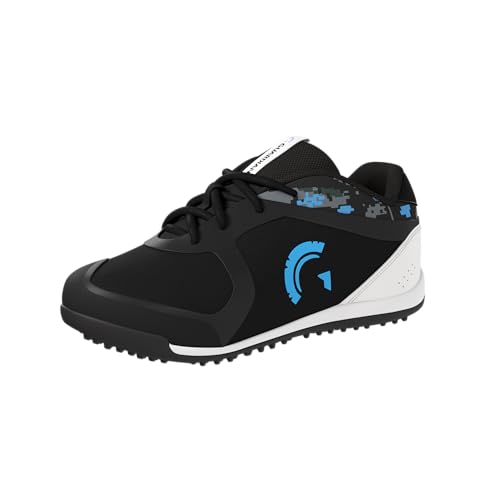 Guardian Bolt Baseballschuhe für Jugendliche – Baseball-Stollen für Jungen und Mädchen – Softballschuhe – leicht – stützend – komfortables Design, Schwarz/Königs, 12 Little Kid von Guardian Baseball