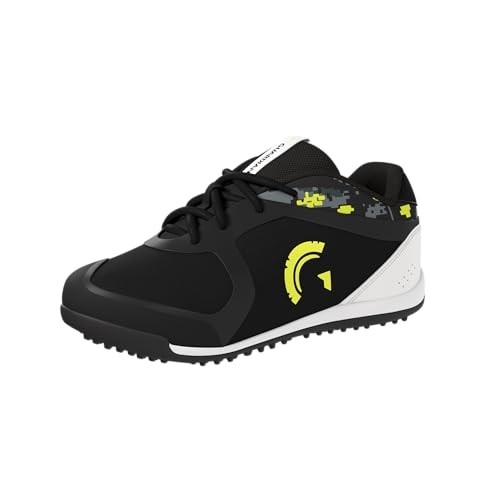 Guardian Bolt Baseballschuhe für Jugendliche – Baseball-Stollen für Jungen und Mädchen – Softballschuhe – leicht – stützend – komfortables Design, Schwarz / Volt, 2 Little Kid von Guardian Baseball