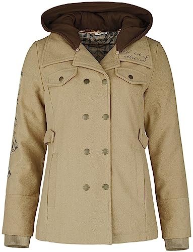 Guardians Of The Galaxy I Am Groot Frauen Winterjacke beige XL von Guardians Of The Galaxy