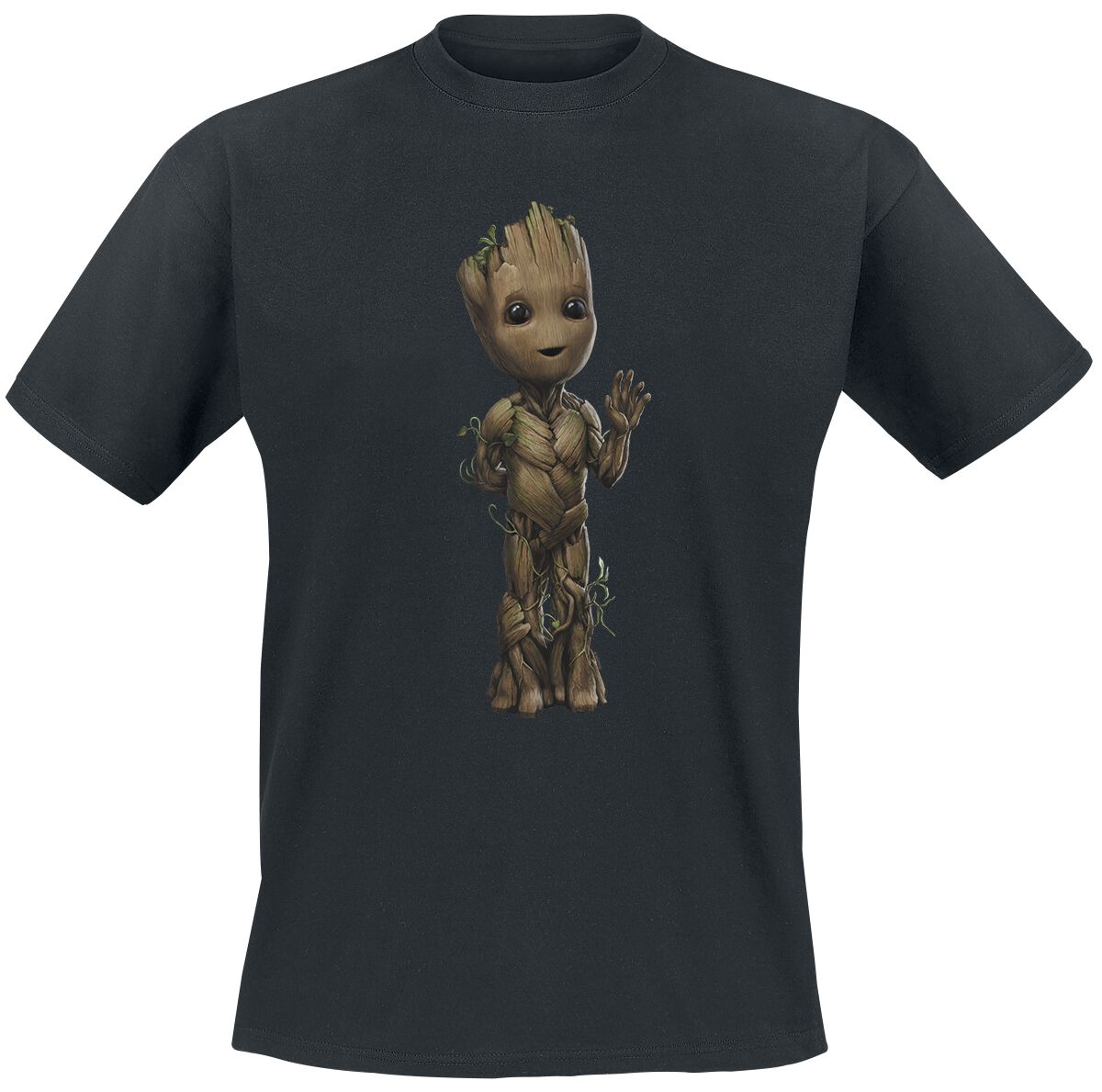 Guardians Of The Galaxy I Am Groot - Wave Pose T-Shirt schwarz in XXL von Guardians Of The Galaxy