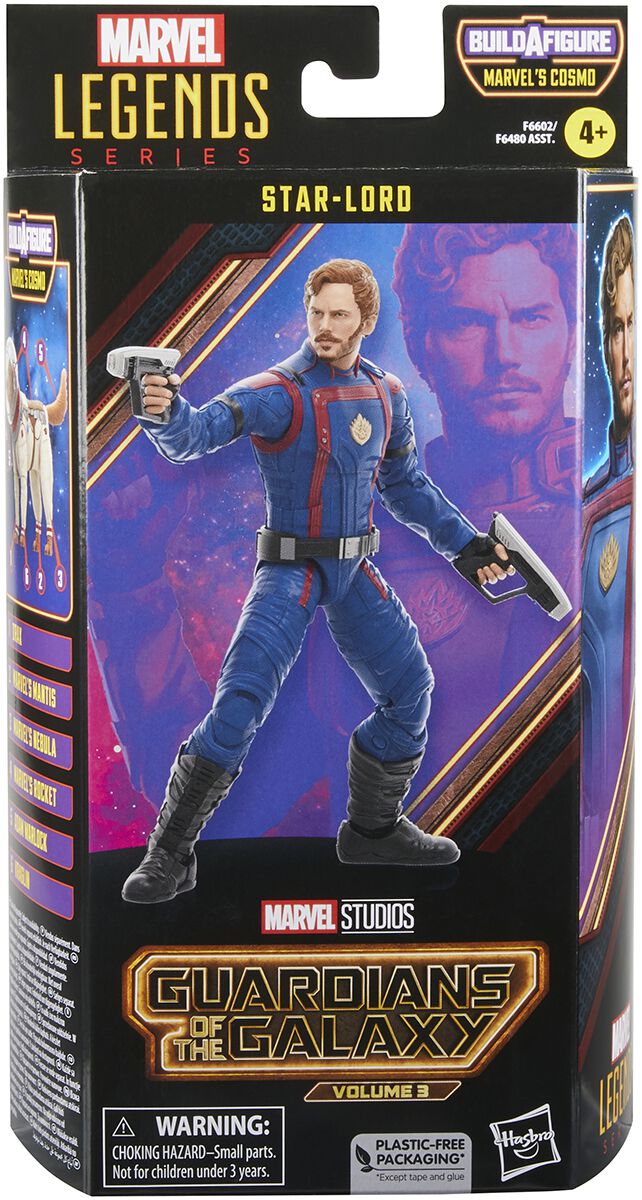 Guardians Of The Galaxy - Marvel Actionfigur - 3 - Star-Lord - multicolor  - Lizenzierter Fanartikel von Guardians Of The Galaxy