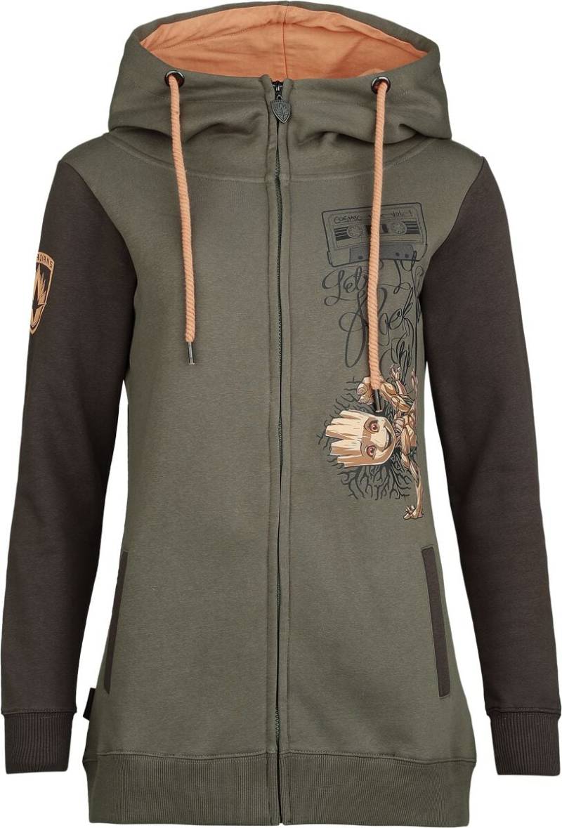Guardians Of The Galaxy - Marvel Kapuzenjacke - Groot - I Am Groot - S bis 5XL - für Damen - Größe 3XL - multicolor  - EMP exklusives Merchandise! von Guardians Of The Galaxy