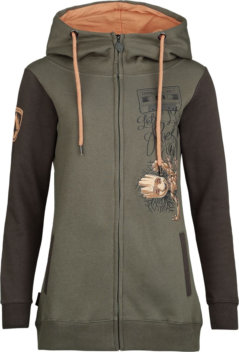 Guardians Of The Galaxy - Marvel Kapuzenjacke - Groot - I Am Groot - S bis 5XL - für Damen - Größe 4XL - multicolor  - EMP exklusives Merchandise! von Guardians Of The Galaxy
