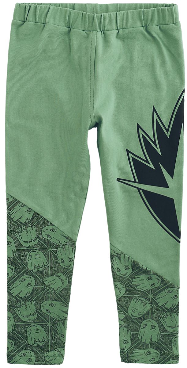 Guardians Of The Galaxy - Marvel Leggings für Kleinkinder - Kids - All Guardian - für Mädchen - grün  - EMP exklusives Merchandise! von Guardians Of The Galaxy