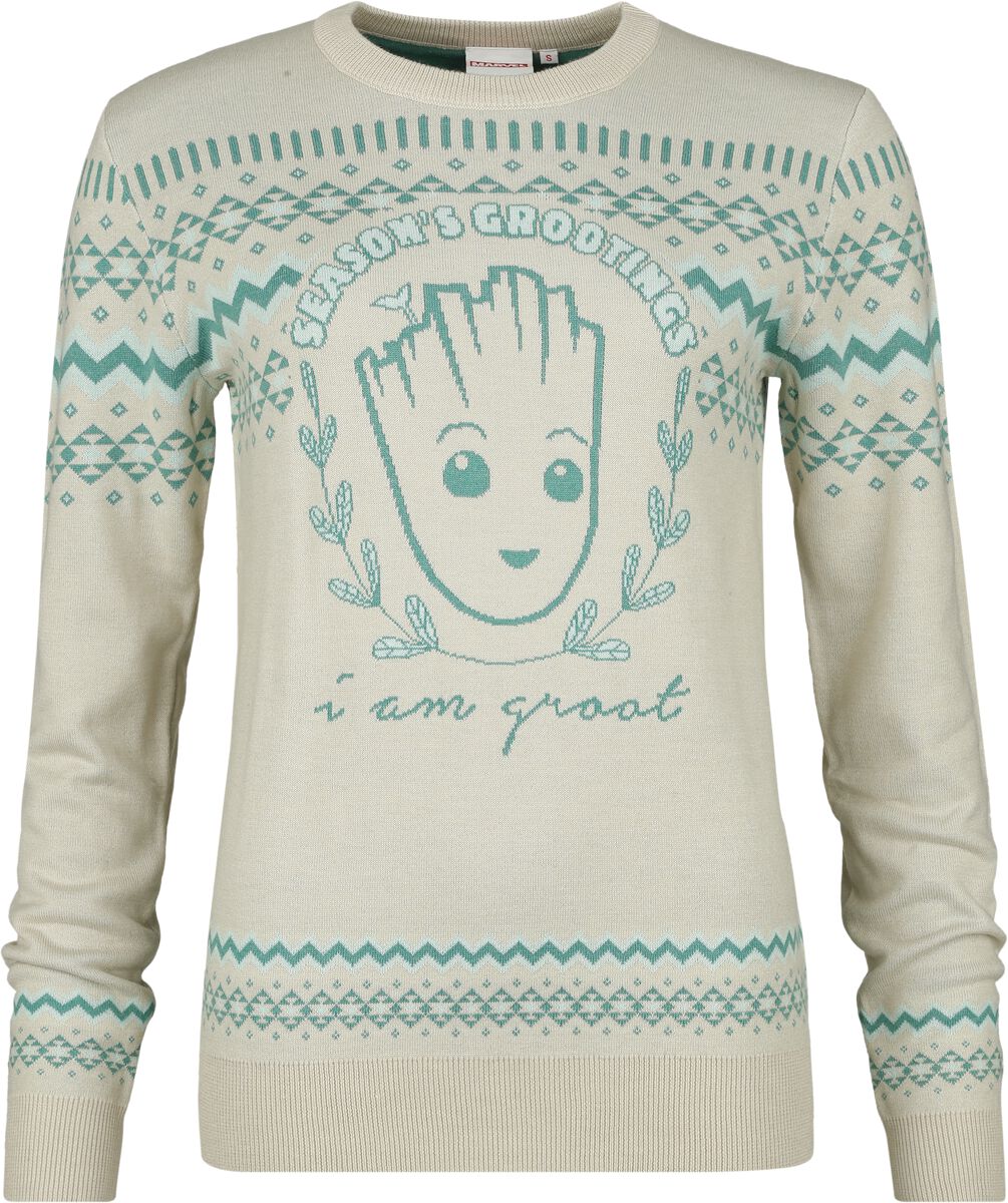 Guardians Of The Galaxy - Marvel Strickpullover - Groot - S bis XXL - für Damen - Größe XL - multicolor  - Lizenzierter Fanartikel von Guardians Of The Galaxy