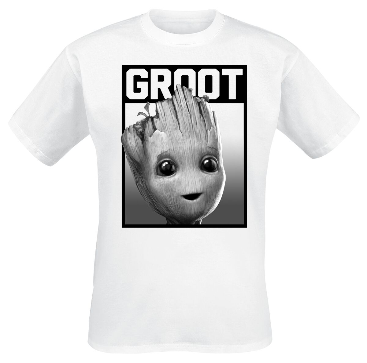 Guardians Of The Galaxy - Marvel T-Shirt - Groot - Square - 4XL - für Männer - Größe 4XL - weiß  - EMP exklusives Merchandise! von Guardians Of The Galaxy