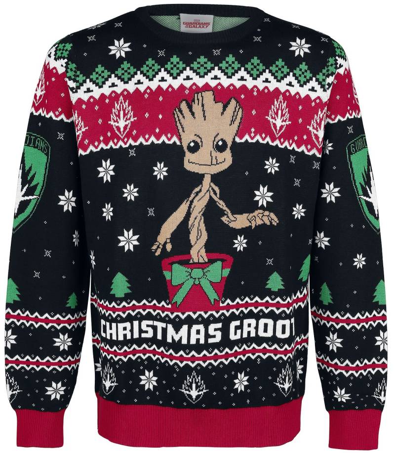Guardians Of The Galaxy - Marvel Weihnachtspullover - Groot - S bis XL - für Männer - Größe M - multicolor  - EMP exklusives Merchandise! von Guardians Of The Galaxy