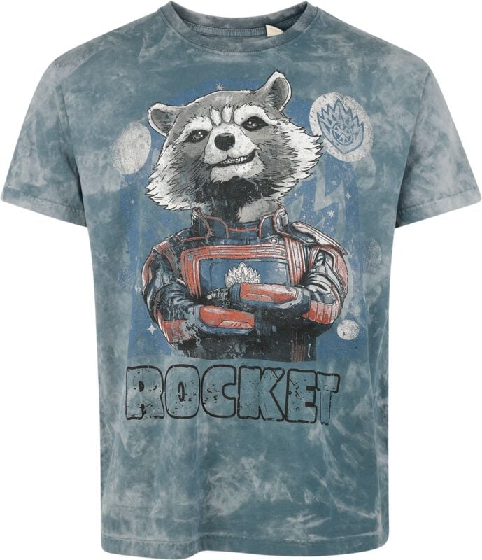 Guardians Of The Galaxy Rocket T-Shirt blaugrau in 3XL von Guardians Of The Galaxy