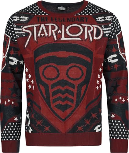 Guardians Of The Galaxy Star-Lord Männer Weihnachtspullover Multicolor XXL von Guardians Of The Galaxy
