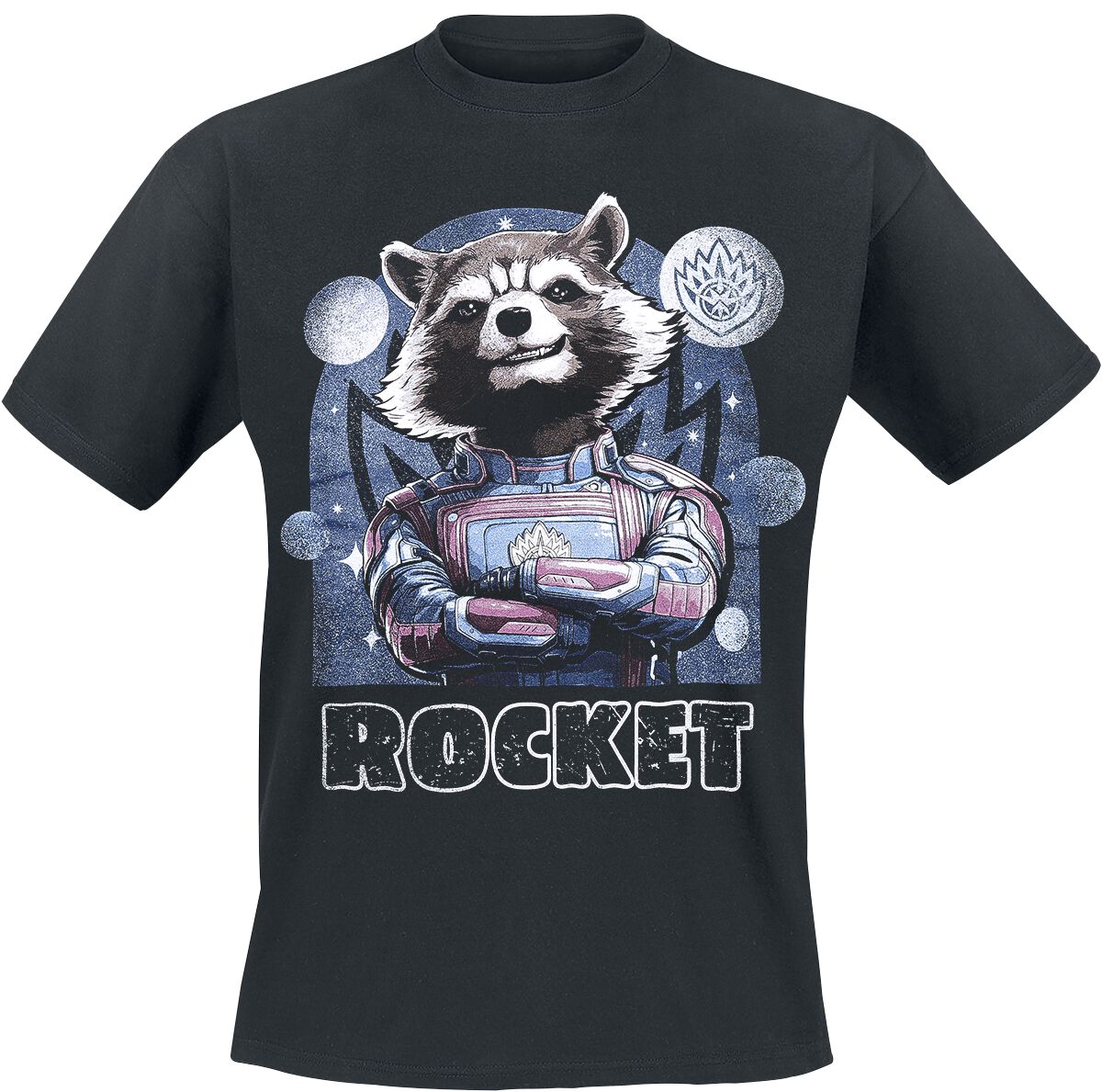 Guardians Of The Galaxy Vol. 3 - Rocket T-Shirt schwarz in M von Guardians Of The Galaxy