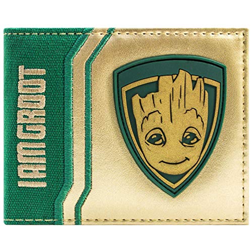 FVLFIL Guardians of The Galaxy Vol. 2 Baby Ich Bin Groot Gold Portemonnaie Geldbörse von Guardians of the Galaxy Vol. 2