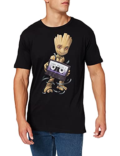 Guardians Of The Galaxy Herren T-Shirt MEGUGACTS084, Schwarz, XXL von Guardians Of The Galaxy