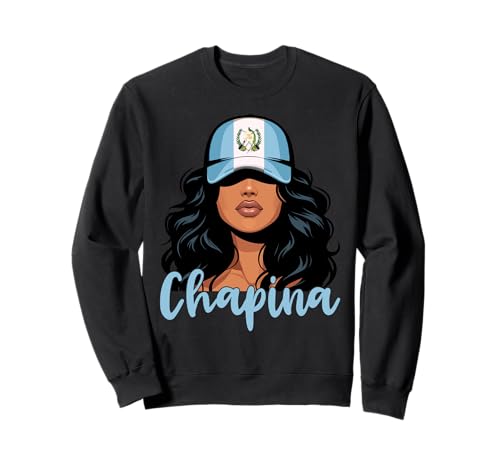 Chapina Guatemaltekisches Mädchen Guatemala Flagge Guatemalteca Damen Sweatshirt Chapina Guatemaltekisches Mädchen Guatemala Flagge Guatemalteca Damen Sweatshirt von Guatemala for Girls and Women Guatemalan Outfit