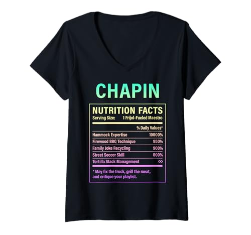 Damen Chapin Proud Guatemaltekisch T-Shirt mit V-Ausschnitt Damen Chapin Proud Guatemaltekisch T-Shirt mit V-Ausschnitt von Guatemalan Culture Gifts Chapin Guatemalan Men Boy