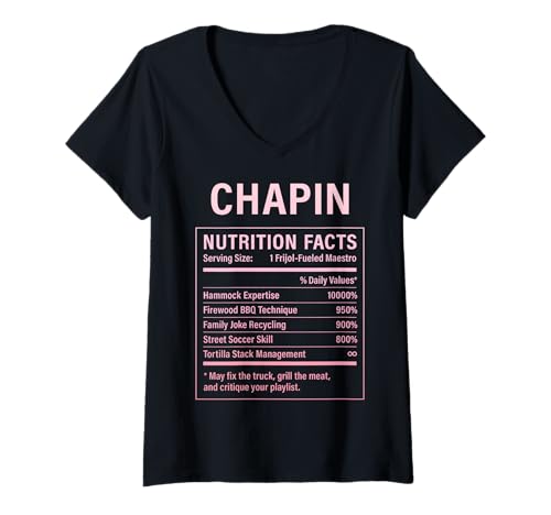 Damen Chapin Proud Guatemaltekisch T-Shirt mit V-Ausschnitt Damen Chapin Proud Guatemaltekisch T-Shirt mit V-Ausschnitt von Guatemalan Culture Gifts Chapin Guatemalan Men Boy
