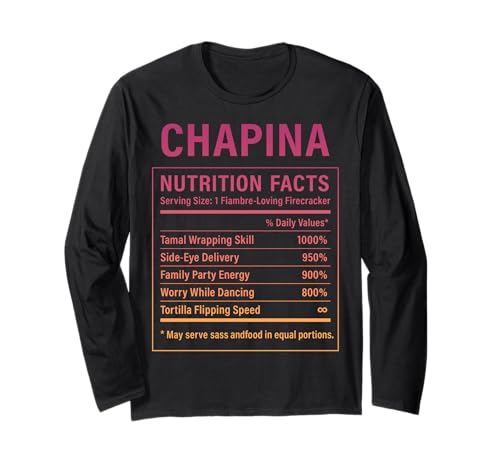 Chapina Proud Guatemaltekische Frauen Mädchen Langarmshirt Chapina Proud Guatemaltekische Frauen Mädchen Langarmshirt von Guatemalan Culture Gifts for Chapina Women Girls