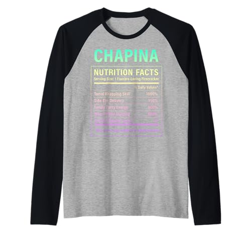 Chapina Proud Guatemaltekische Frauen Mädchen Raglan von Guatemalan Culture Gifts for Chapina Women Girls