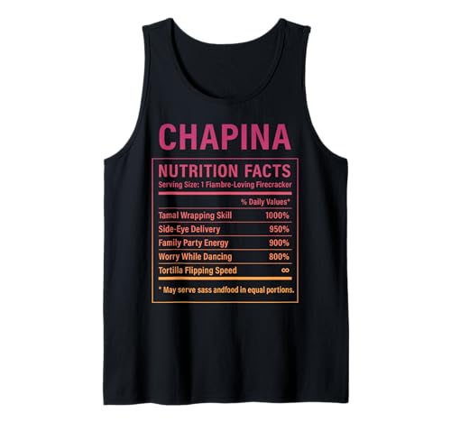 Chapina Proud Guatemaltekische Frauen Mädchen Tank Top Chapina Proud Guatemaltekische Frauen Mädchen Tank Top von Guatemalan Culture Gifts for Chapina Women Girls