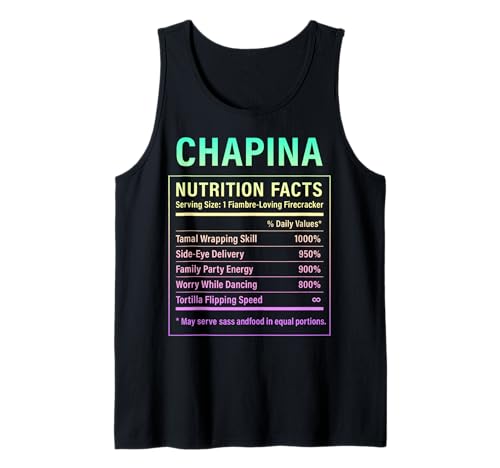 Chapina Proud Guatemaltekische Frauen Mädchen Tank Top Chapina Proud Guatemaltekische Frauen Mädchen Tank Top von Guatemalan Culture Gifts for Chapina Women Girls