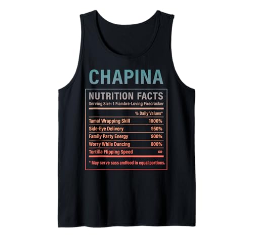 Chapina Proud Guatemaltekische Frauen Mädchen Tank Top von Guatemalan Culture Gifts for Chapina Women Girls