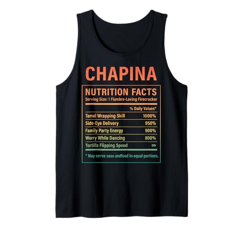Chapina Proud Guatemaltekische Frauen Mädchen Tank Top Chapina Proud Guatemaltekische Frauen Mädchen Tank Top von Guatemalan Culture Gifts for Chapina Women Girls