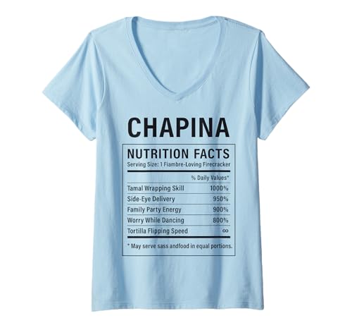 Damen Chapina Proud Guatemaltekische Frauen Mädchen T-Shirt mit V-Ausschnitt Damen Chapina Proud Guatemaltekische Frauen Mädchen T-Shirt mit V-Ausschnitt von Guatemalan Culture Gifts for Chapina Women Girls