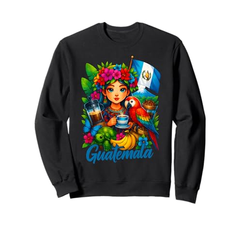 Guatemaltekische Flagge Guatemala Frauen Hispanic Siesta Pride Sweatshirt von Guatemalan Independence Day Apparel Men Women Kids