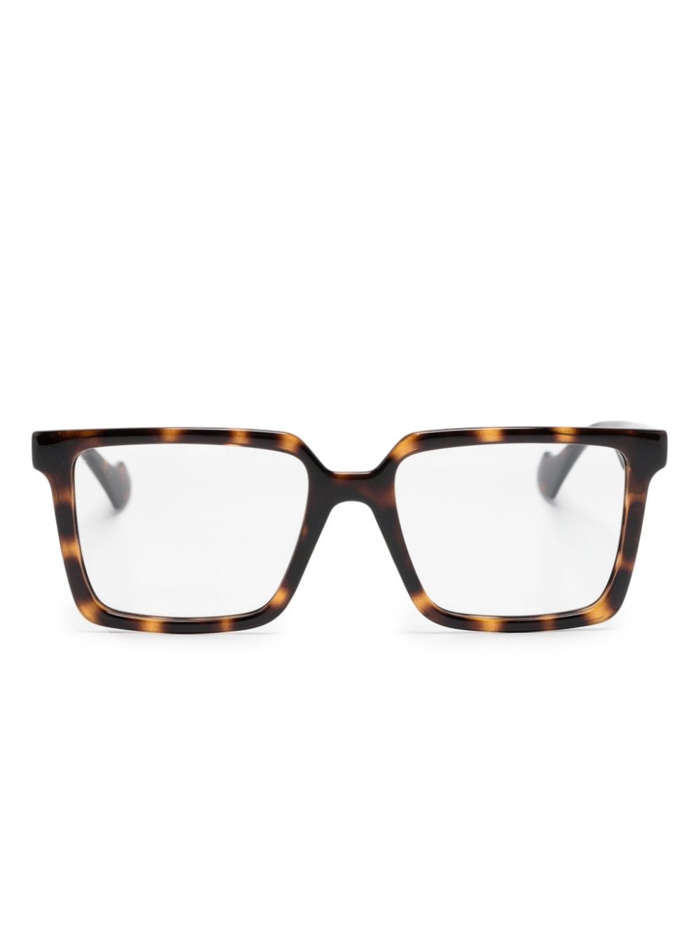 Gucci Eyewear Brille in Schildpattoptik - Braun von Gucci Eyewear