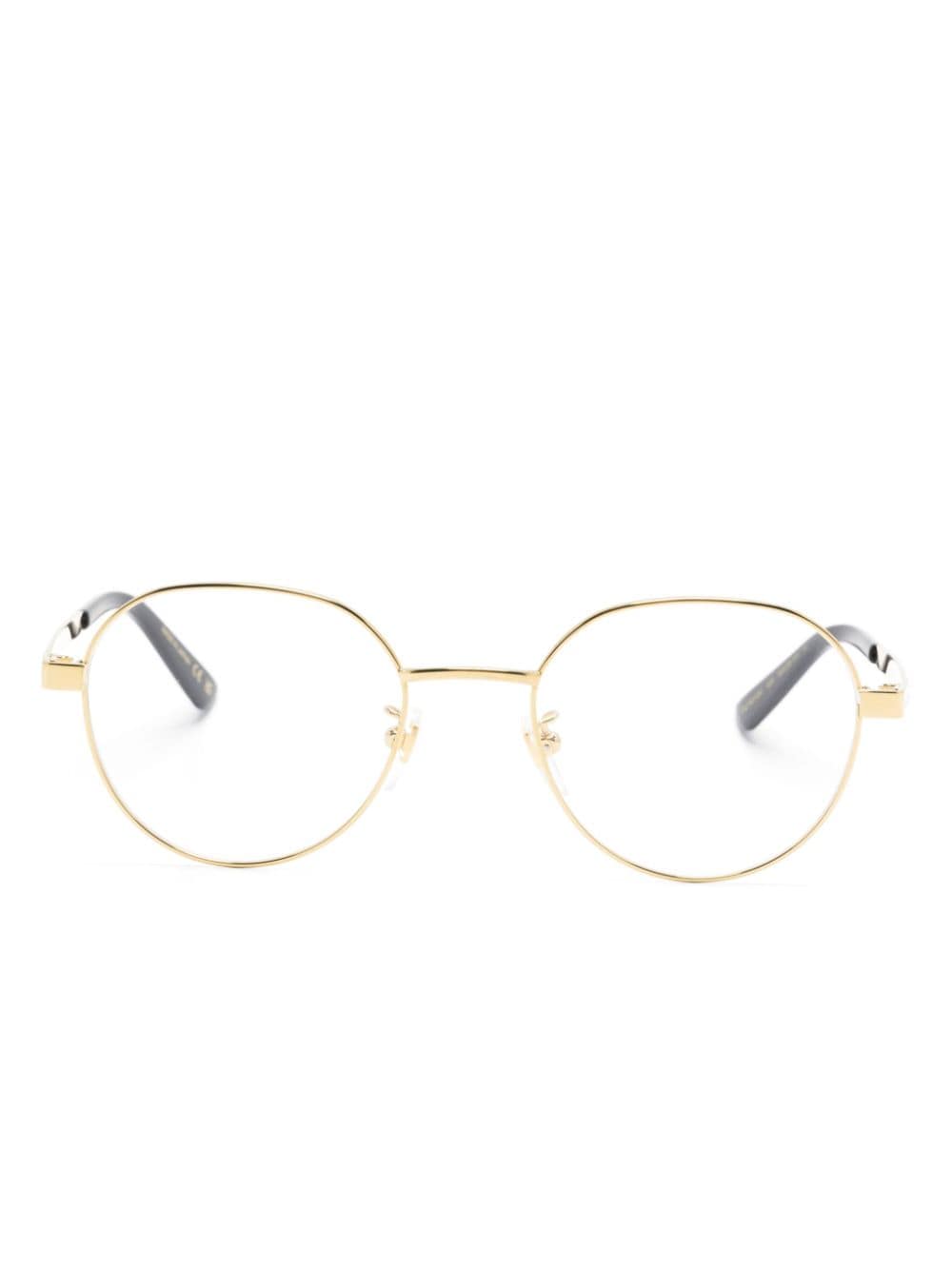 Gucci Eyewear Brille mit rundem Gestell - Gold von Gucci Eyewear