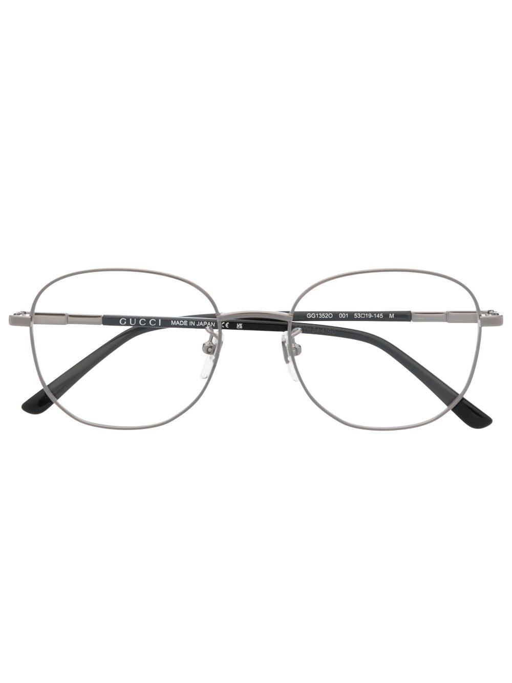 Gucci Eyewear Brille mit rundem Gestell - Silber von Gucci Eyewear