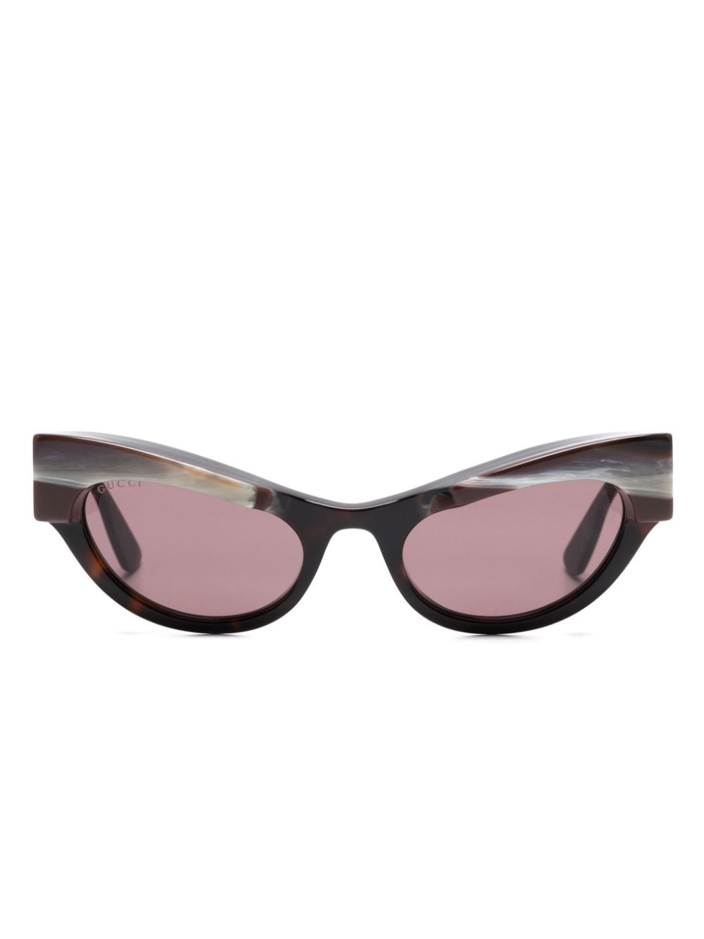 Gucci Eyewear Cat-Eye-Sonnenbrille - Braun von Gucci Eyewear