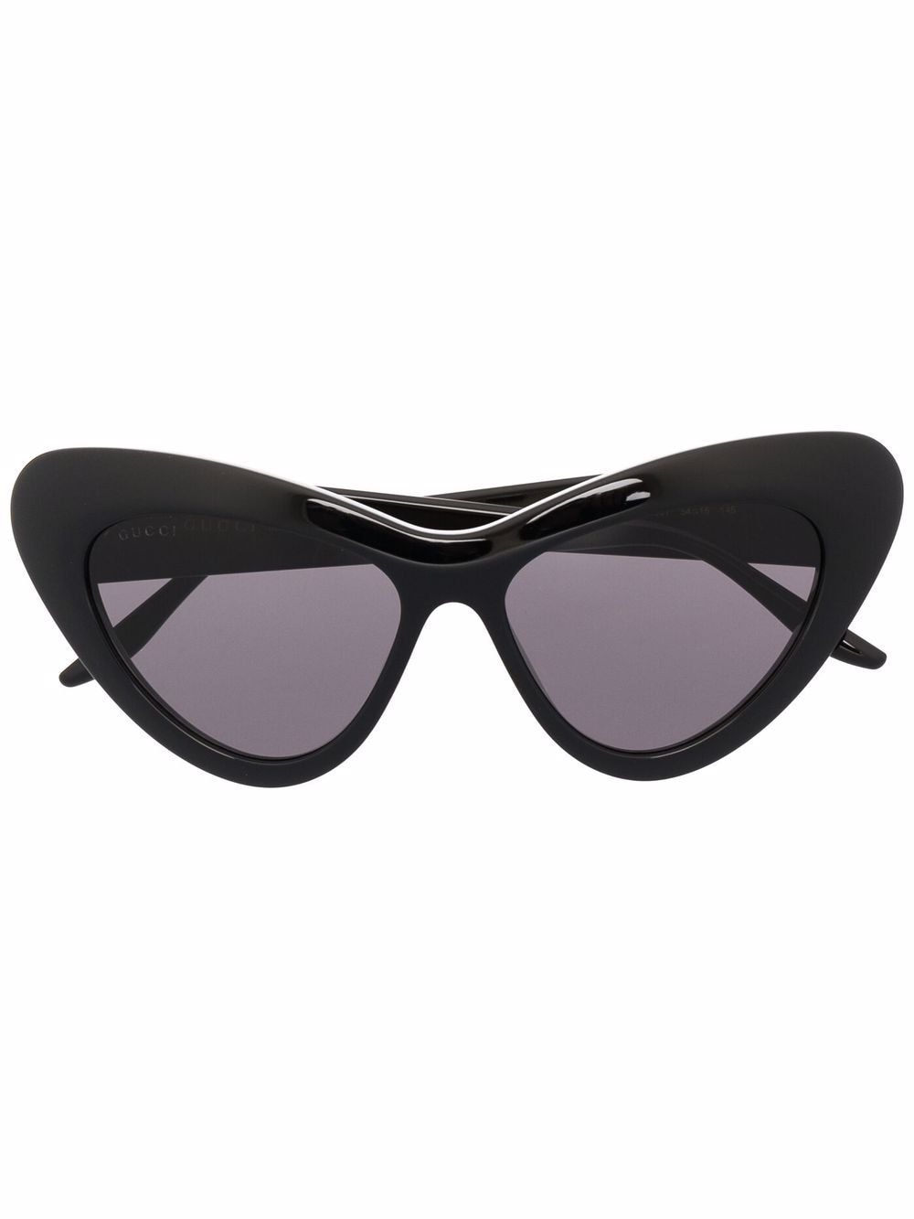 Gucci Eyewear Cat-Eye-Sonnenbrille mit GG - Schwarz von Gucci Eyewear