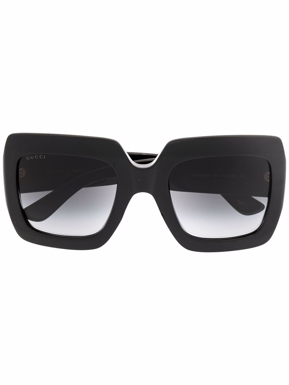 Gucci Eyewear Eckige GG0053 Sonnenbrille - Schwarz von Gucci Eyewear