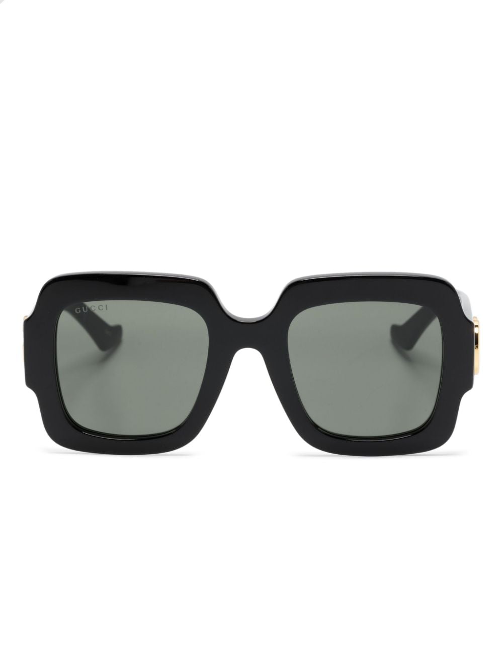 Gucci Eyewear Eckige GG1547S Sonnenbrille - Schwarz von Gucci Eyewear