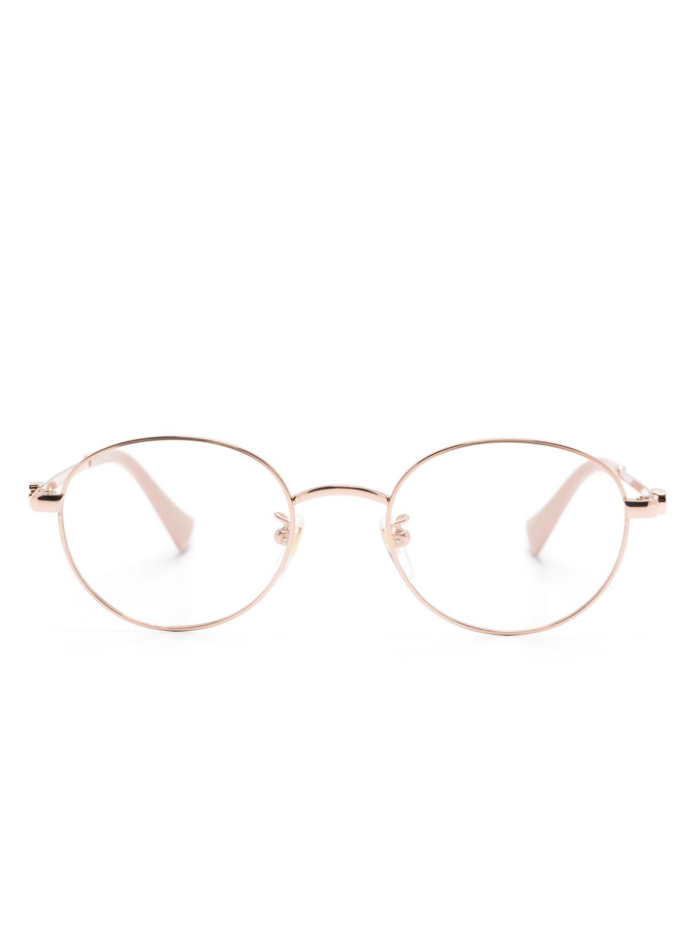 Gucci Eyewear GG Brille mit rundem Gestell - Rosa von Gucci Eyewear