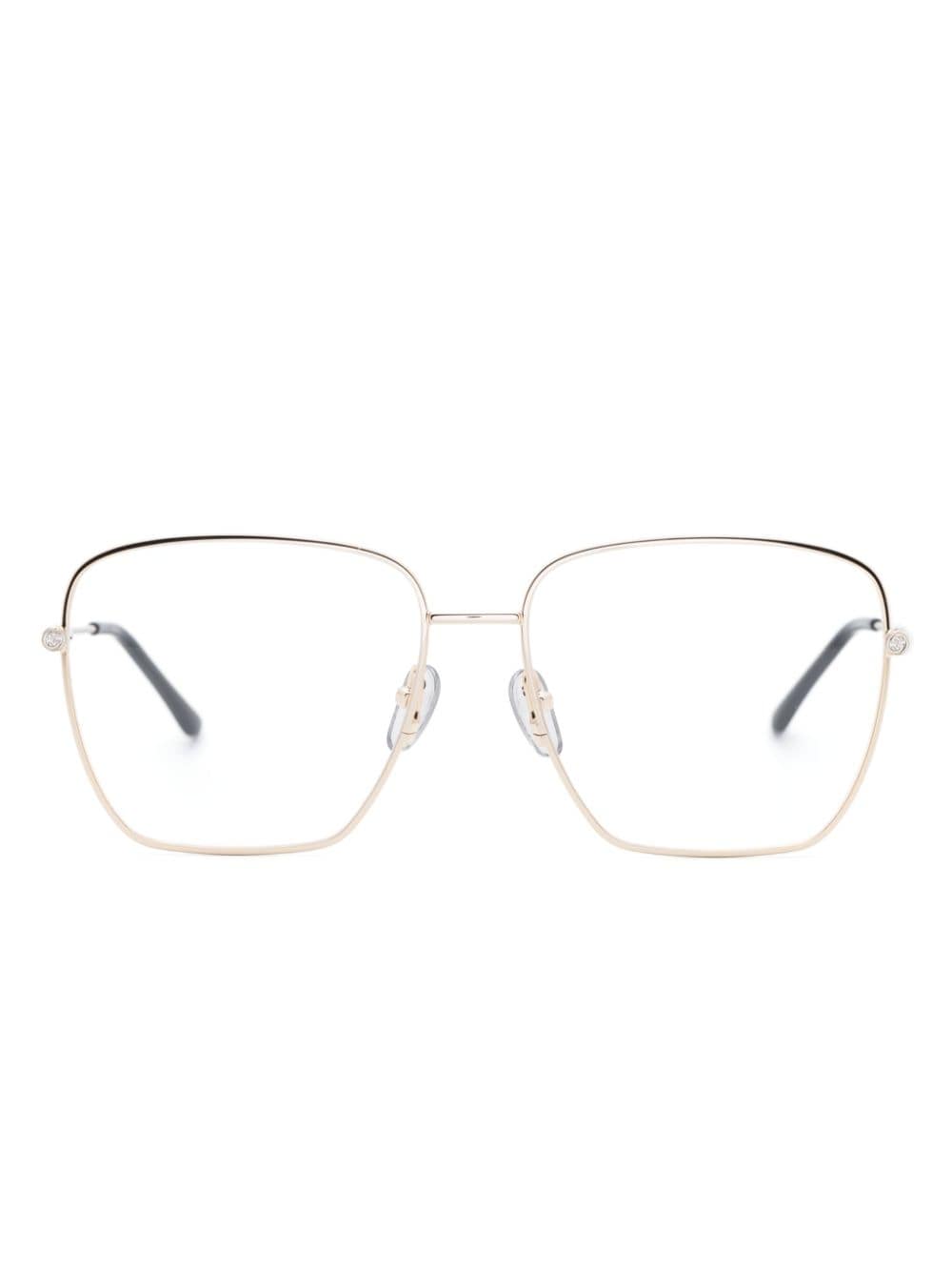 Gucci Eyewear GG14140 Brille mit eckigem Gestell - Gold von Gucci Eyewear