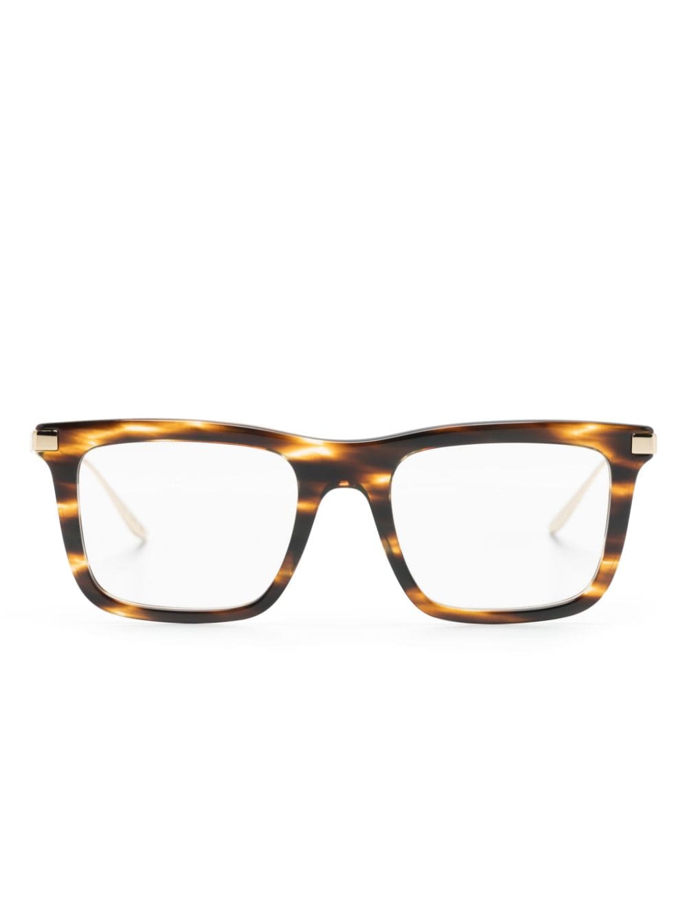 Gucci Eyewear GG14380 Brille mit eckigem Gestell - Braun von Gucci Eyewear