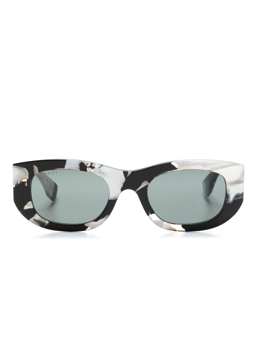 Gucci Eyewear Eckige Sonnenbrille - Schwarz von Gucci Eyewear