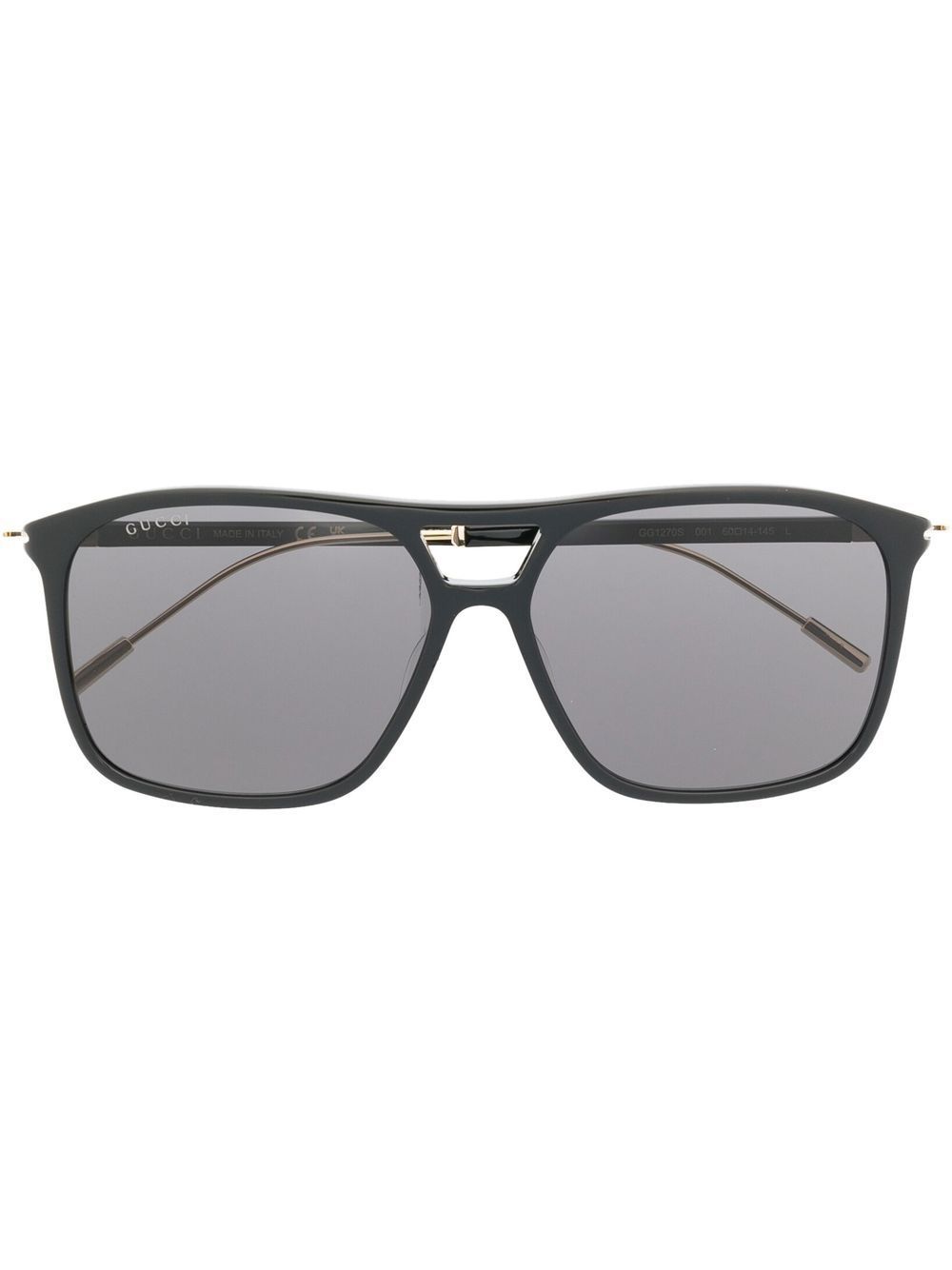 Gucci Eyewear Sonnenbrille mit eckigem Gestell - Schwarz von Gucci Eyewear