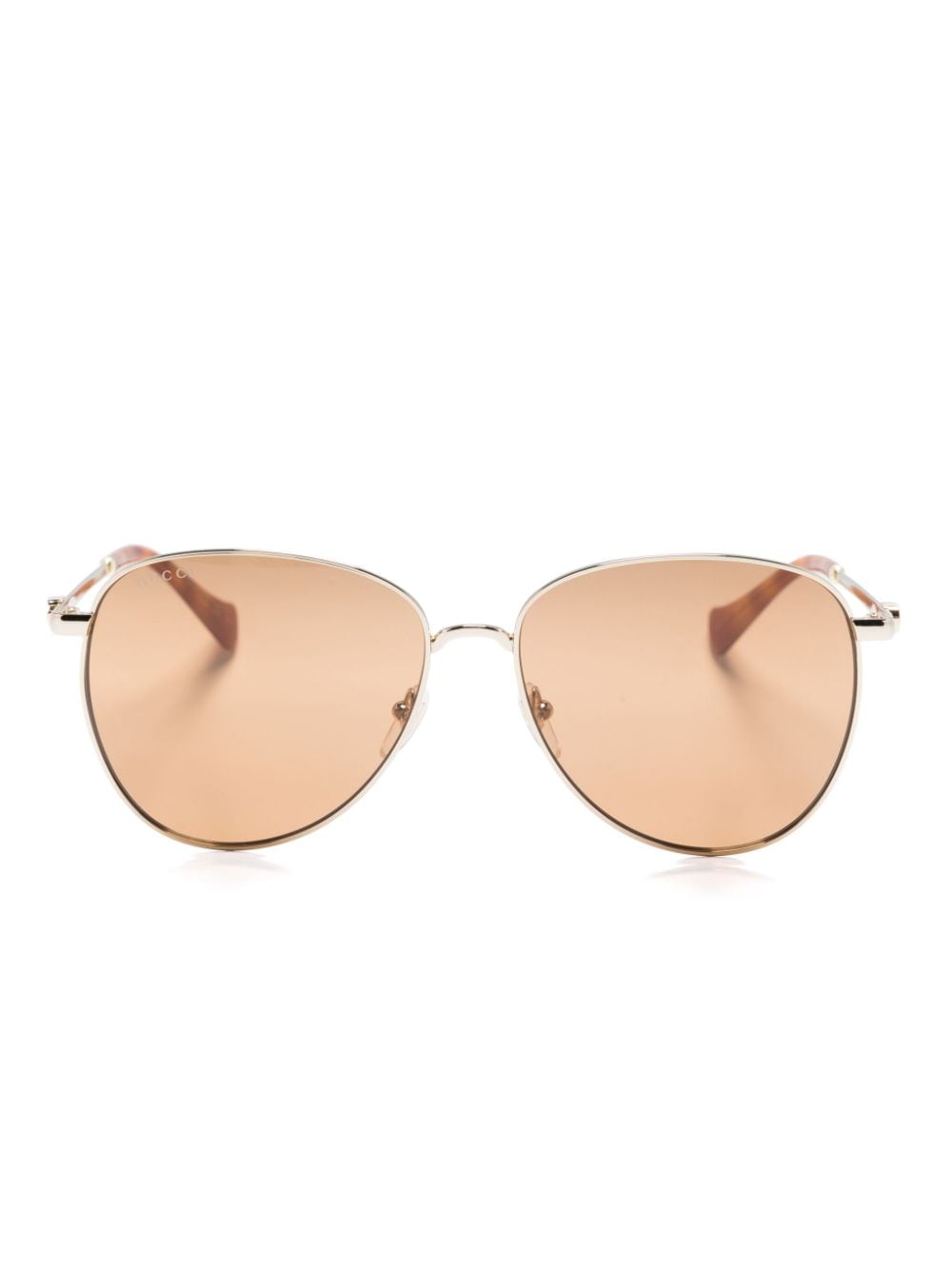 Gucci Eyewear Getönte Pilotenbrille - Gold von Gucci Eyewear