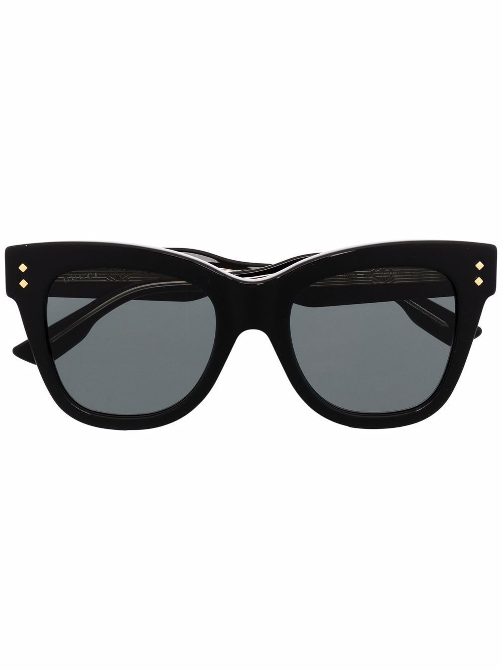 Gucci Eyewear Klassische Cat-Eye-Sonnenbrille - Schwarz von Gucci Eyewear