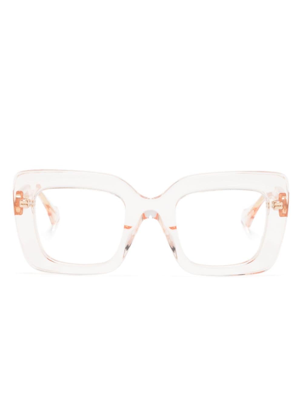 Gucci Eyewear Oversized-Brille mit GG - Rosa von Gucci Eyewear