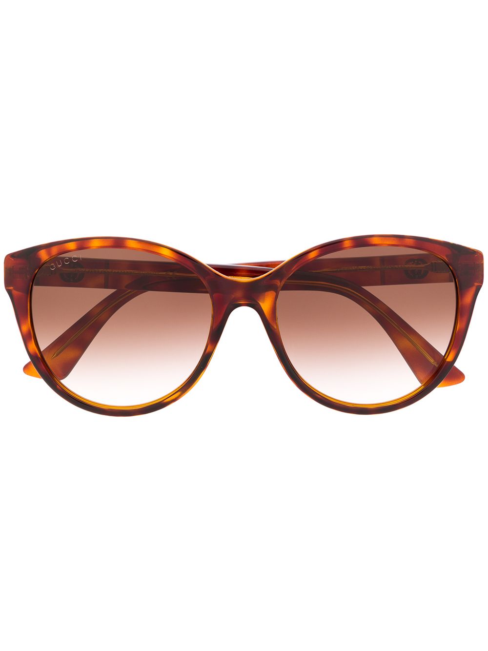 Gucci Eyewear Runde 'GG0631SK' Sonnenbrille - Braun von Gucci Eyewear