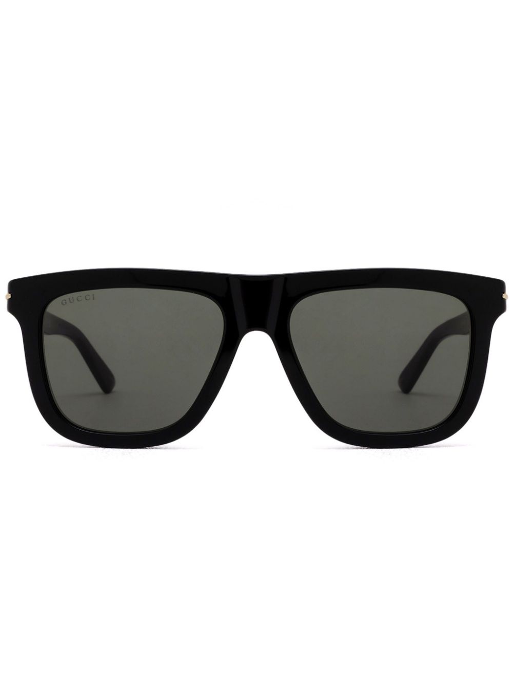 Gucci Eyewear Sonnenbrille mit Logo-Schild - Schwarz von Gucci Eyewear