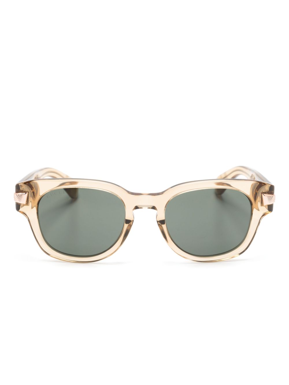 Gucci Eyewear Sonnenbrille mit eckigem Gestell - Braun von Gucci Eyewear