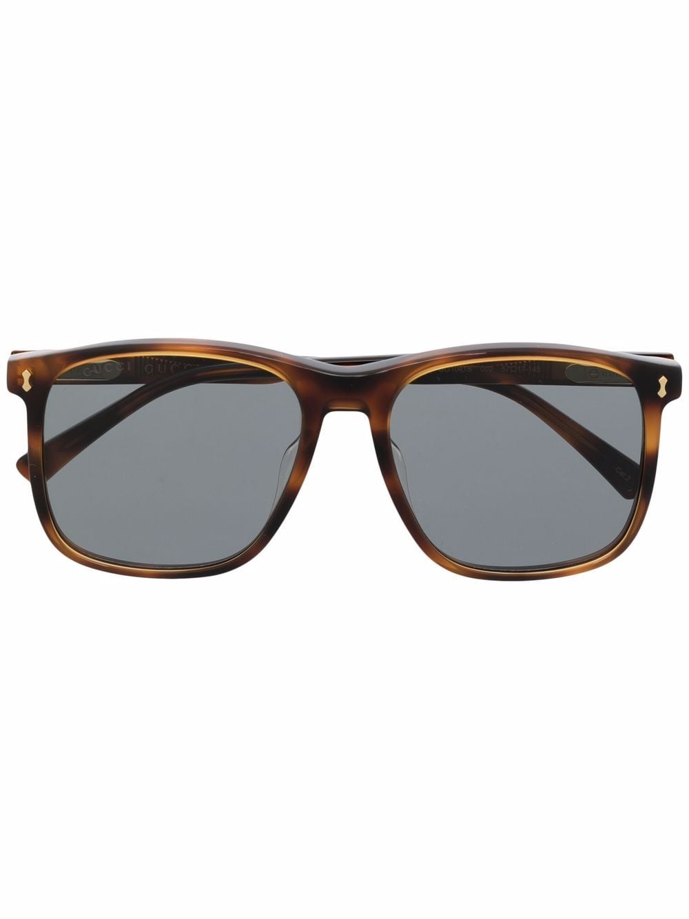 Gucci Eyewear Sonnenbrille mit eckigem Gestell - Braun von Gucci Eyewear