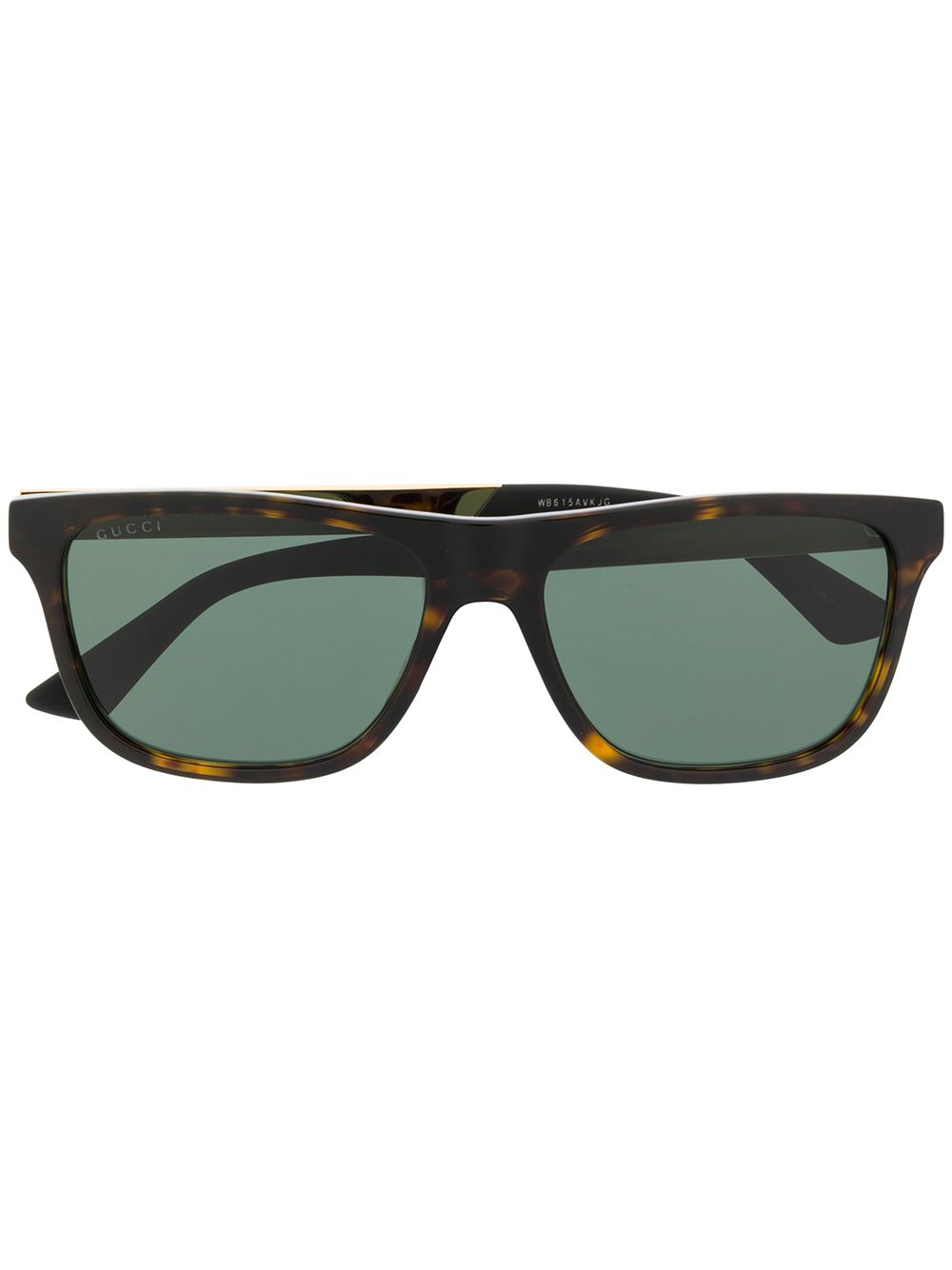 Gucci Eyewear Sonnenbrille mit eckigem Gestell - Grün von Gucci Eyewear