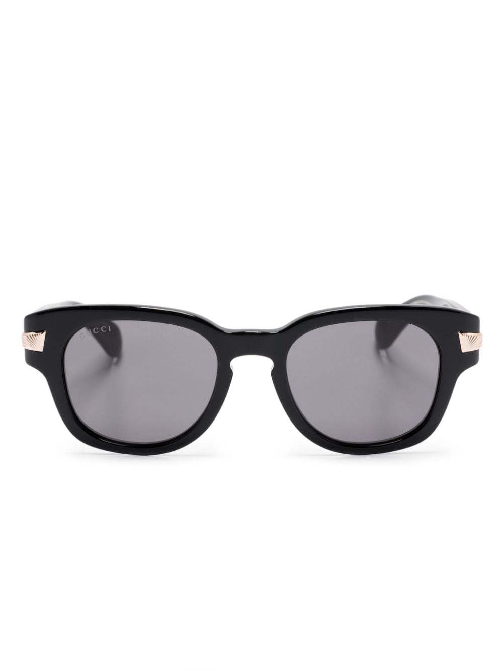 Gucci Eyewear Sonnenbrille mit eckigem Gestell - Schwarz von Gucci Eyewear